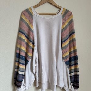 Free People Striped Tunic